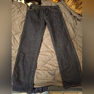 Rustler Men's Dark Blue Bootcut Jeans